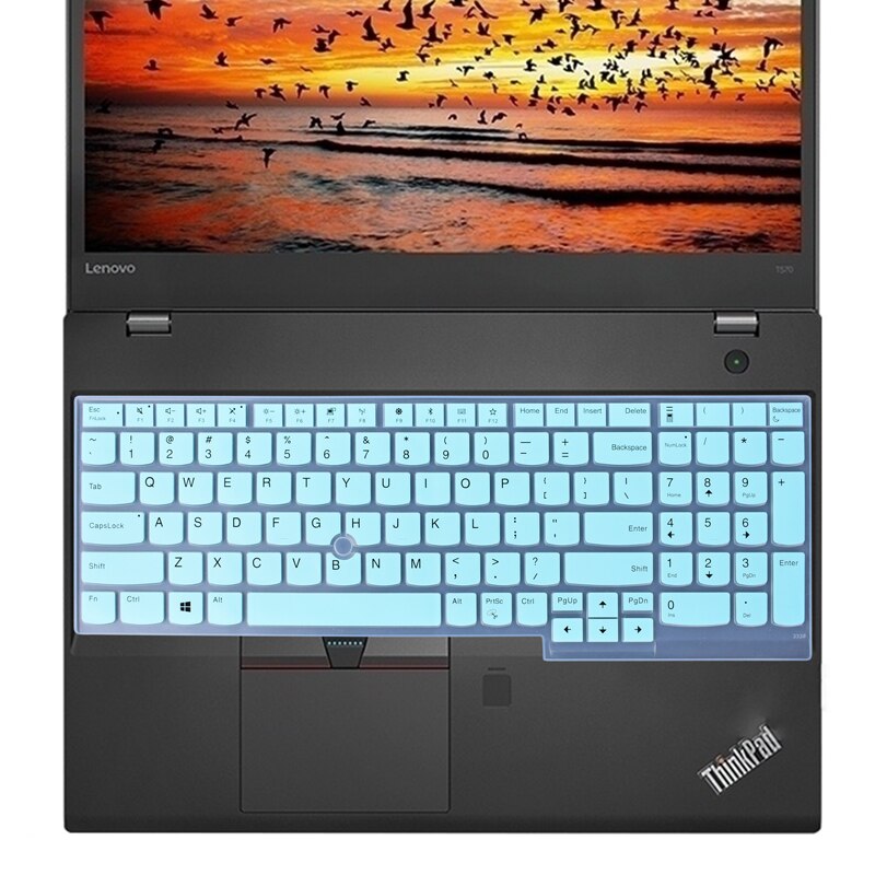 Keyboard Cover Protector Skin For Lenovo Thinkpad L580 L590 T15 E15 Notebook T590 Keyboard Film Protective Film 15.6-inch