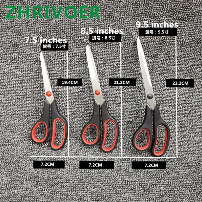 Office scissors, household scissors, stainless steel tailors, tailors, rubber and plastic scissors, stationery and tool scissors