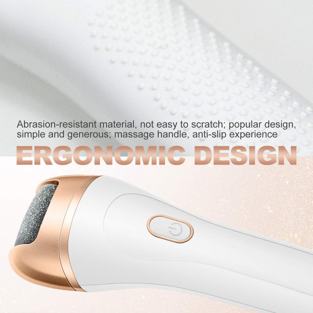 Rechargeable Electric Foot Care Waterproof Tool Grinding Pedicure Kit Foot File Dead Skin Callus Remover Exfoliator Heel Machine