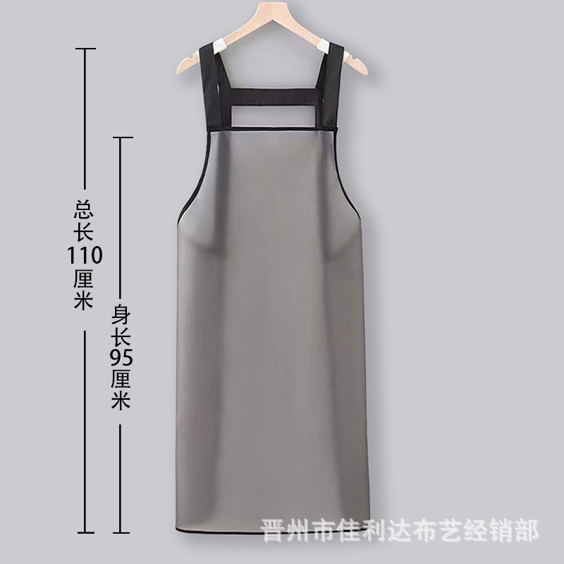 Extra lange, waterdichte oliebestendige schort, unisex, grote maat, keukenschort, restaurantkokschort, afwasschort voor thuisgebruik: Groente