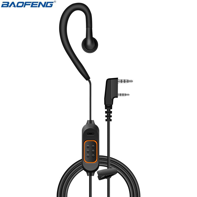 Baofeng 2 Stift K Typ Mic Mikrofon Kopfhörer Ohrhörer Headset Ohrhörer Kopfhörer Für Baofeng UV-5R S9 UV13 Profi Plus Walkie Talkie