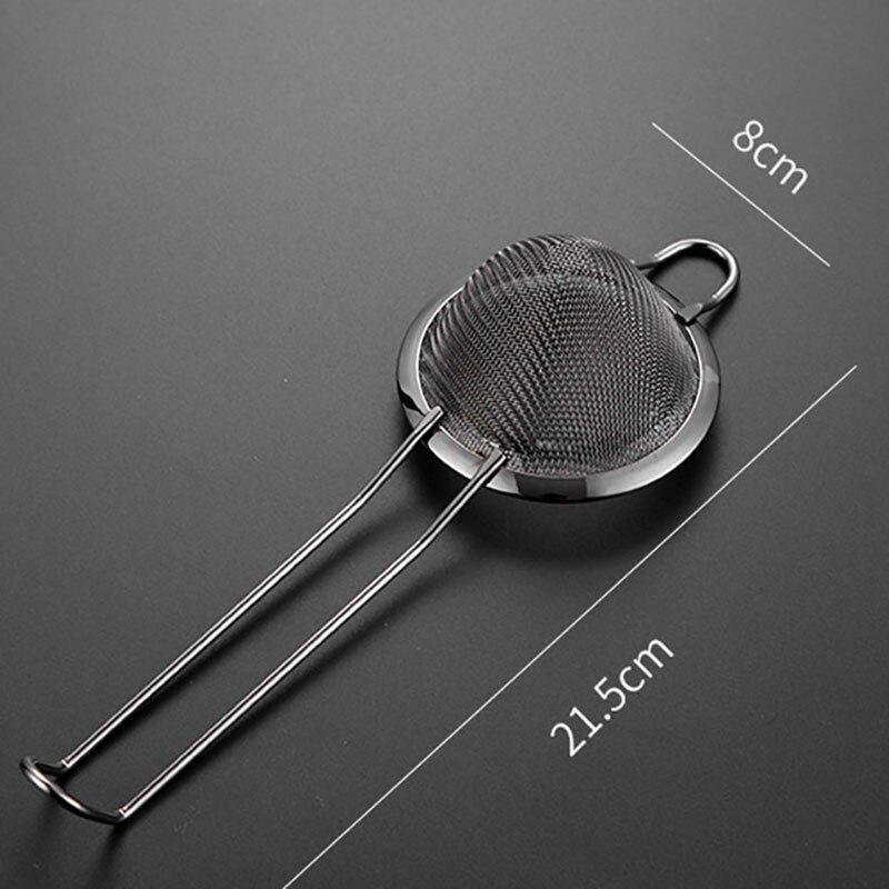 Stainless Steel Fine Mesh Cocktail Strainer Conical Food Tea Juice Strainers Cocktail Colander Sifter Sieve Bar Accessories