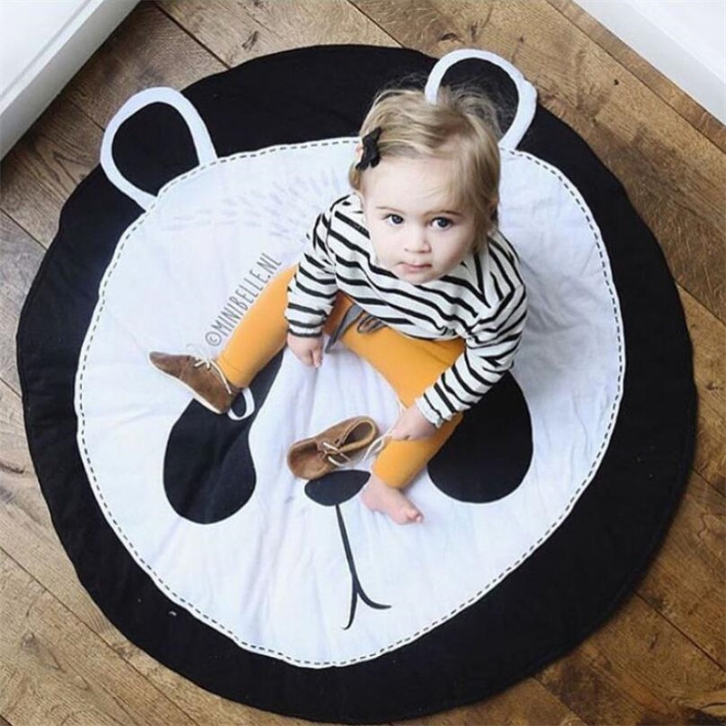 Tapete infantil ins baby spædbarn legemåtter børn kravlende tæppe gulvtæppe babysengetøj kanintæppe vat spillepude børn ro