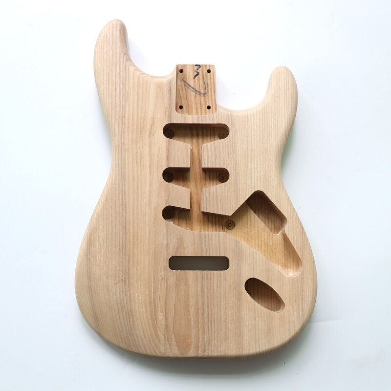 Corps de guitare Donlis non fini brut Ash ST corps de guitare électrique adapté pour simple humbucker P90 et LP micros pièces de guitare guitarra