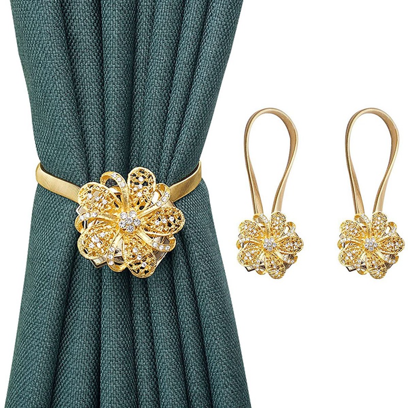 2 Pieces Of Magnetic Curtain Fasteners For Window Decoration Powerful Magnetic Curtain Fasteners