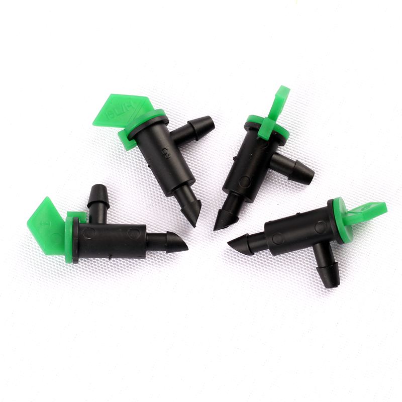 25pcs 16 Litter Flag Dripper Green Drip Head Micro Irrigation Emitter Water Saving Irrigation Emitter Garden Nursery Veg Waterin