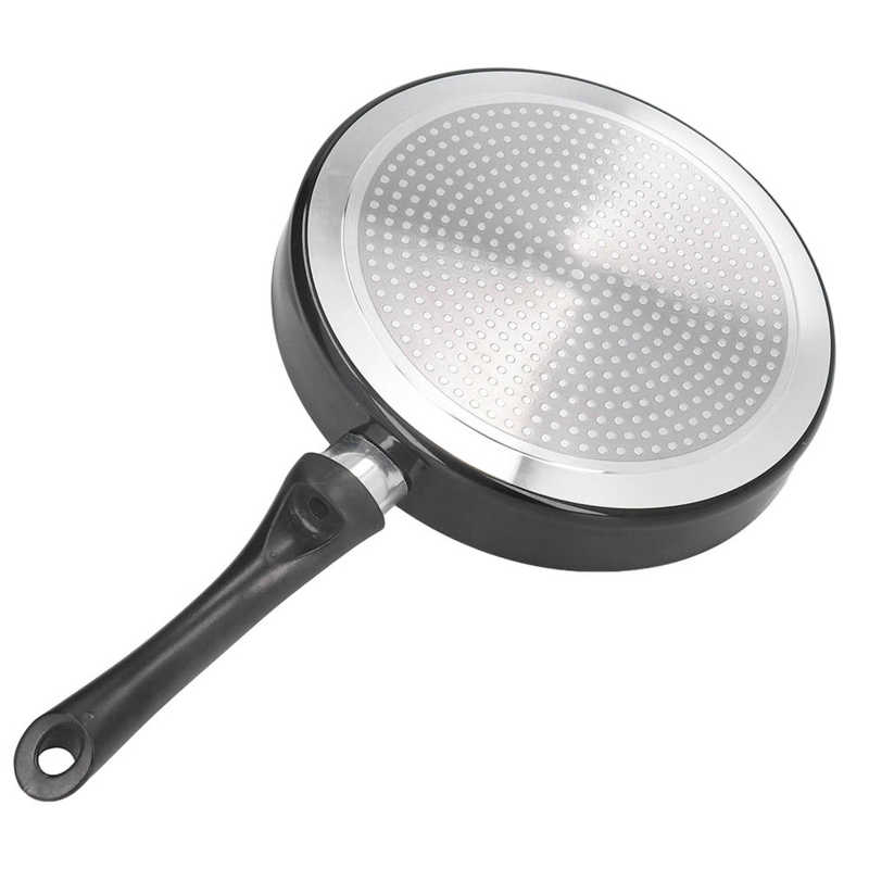 Egg Pan Flat Bottomed Frying Pan Nonstick Easy Clean Wear Resistant for Gas Stove