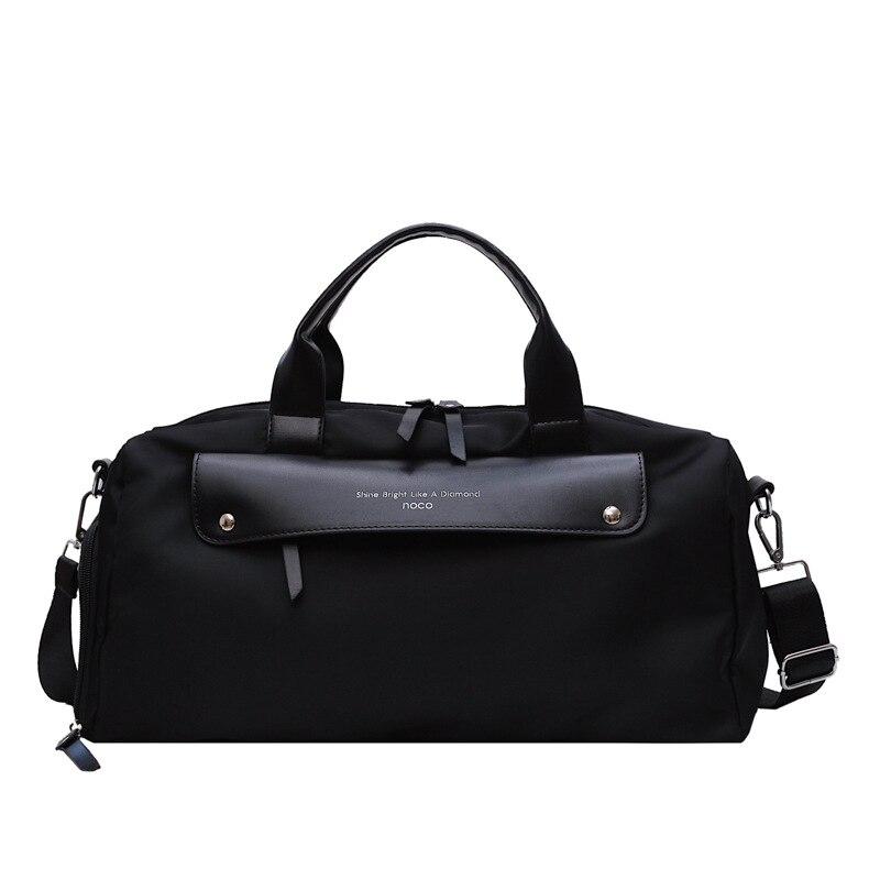 Ansloth Reizen Handtas Vrouwen Oxford Bagage Tas Dames Fitness Tas Grote Capaciteit Sport Schoudertas Vrouwelijke Reizen Duffle HPS797: Black