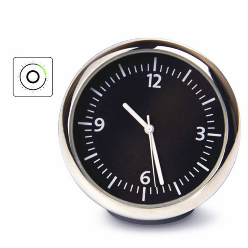 Jiecaike Elektronische Auto Klok LED Elektronische Digitale Klok Lichtgevende Auto Horloge Klok Accessoire Decoratie YB27T(Rood
