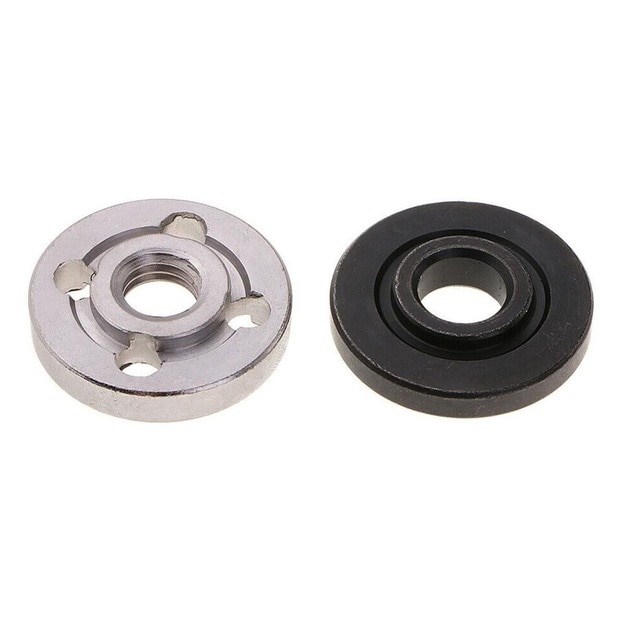 Quick Clamping Nut M14 Angle Grinder Accessories Clamping Nut Flex 115 - 230 Black Power Tools Grinders 1* M14 Flange Nut: 2 pcs nut  M14