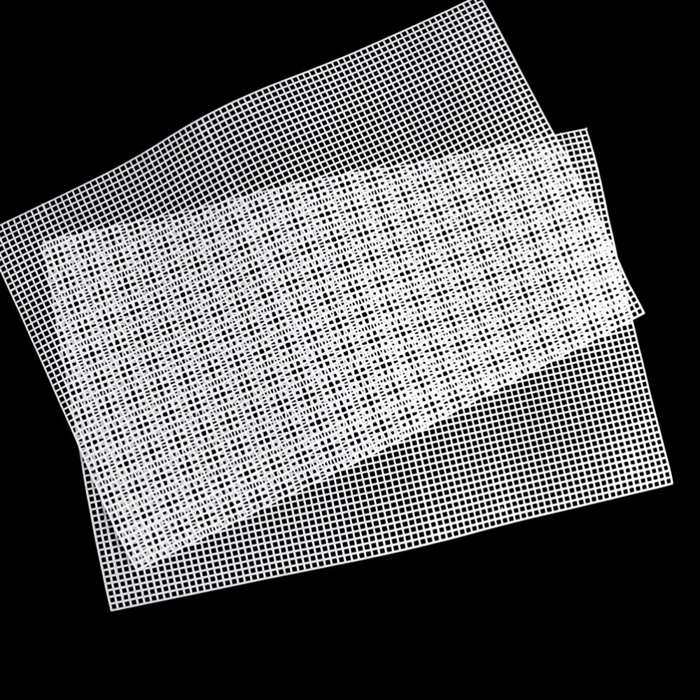 15 Pcs Plastic Canvas Sheets Portable Practical Cross-Stitch Canvas Sheets for Tapestry Cross Stitch