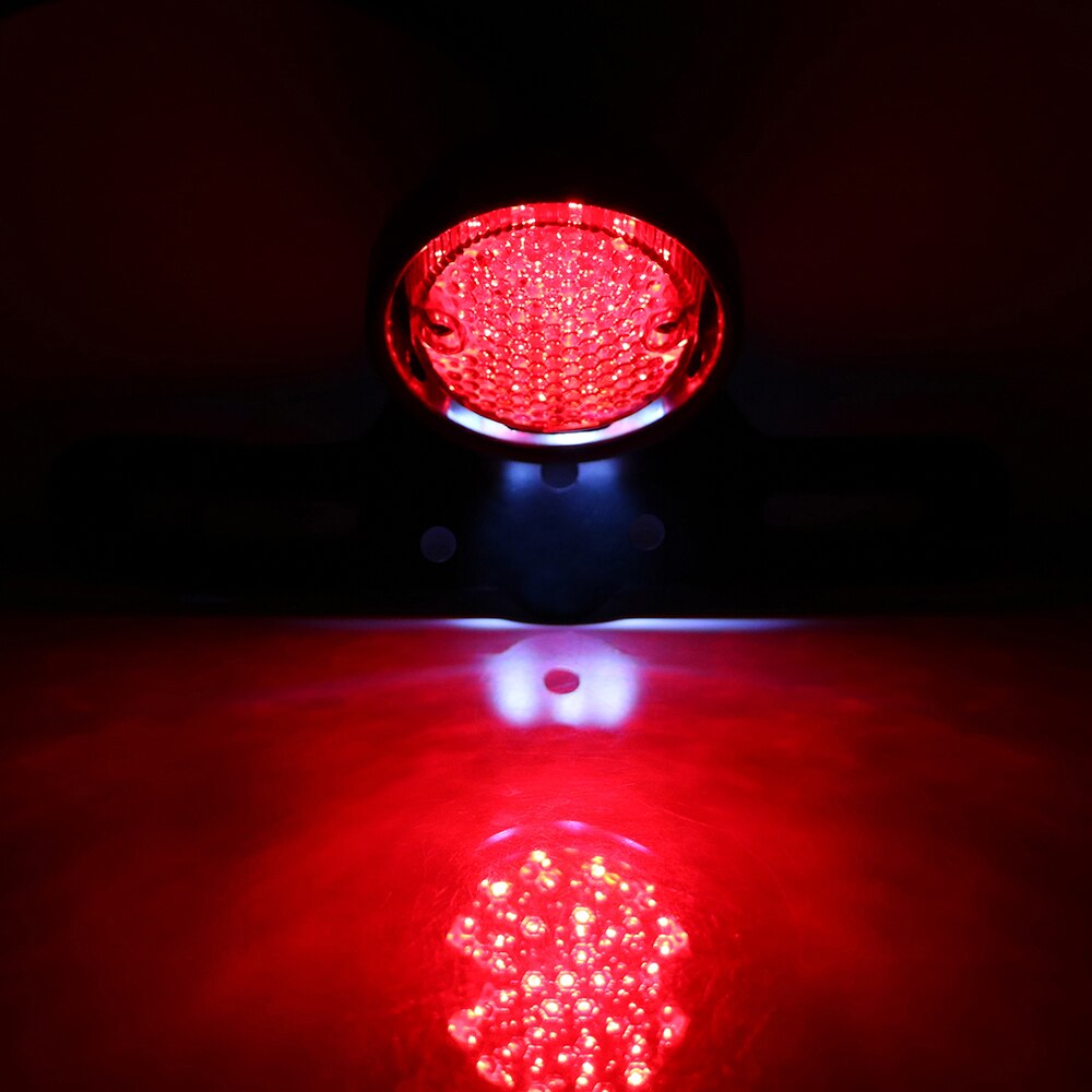 LEEPEE LED Motorcycle Tail Brake Stop Light Moto Rear Lights Taillight Cafe Racer