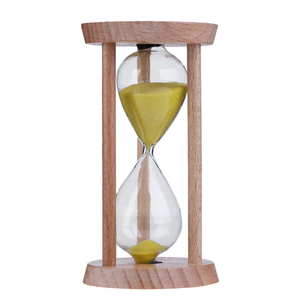 Reloj de arena artesanal, temporizador de reloj de arena de 3 minutos, reloj de arena, temporizador de cepillo de dientes para niños, decoración del hogar, de cumpleaños para niños: Rojo