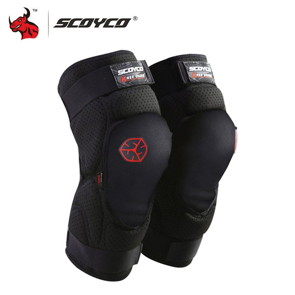 SCOYCO-genouillères de protection pour Moto, équipement de protection pour Motocross, vtt, équipement de protection pour Ski
