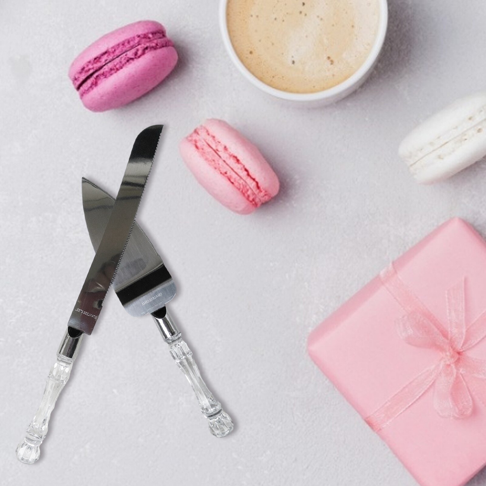 2pcs Stainless Steel Edge Cake Server Blade Cutter Shovel Kitchen Baking Pastry Pie Pizza Server Cake Cutter Wedding kitchen