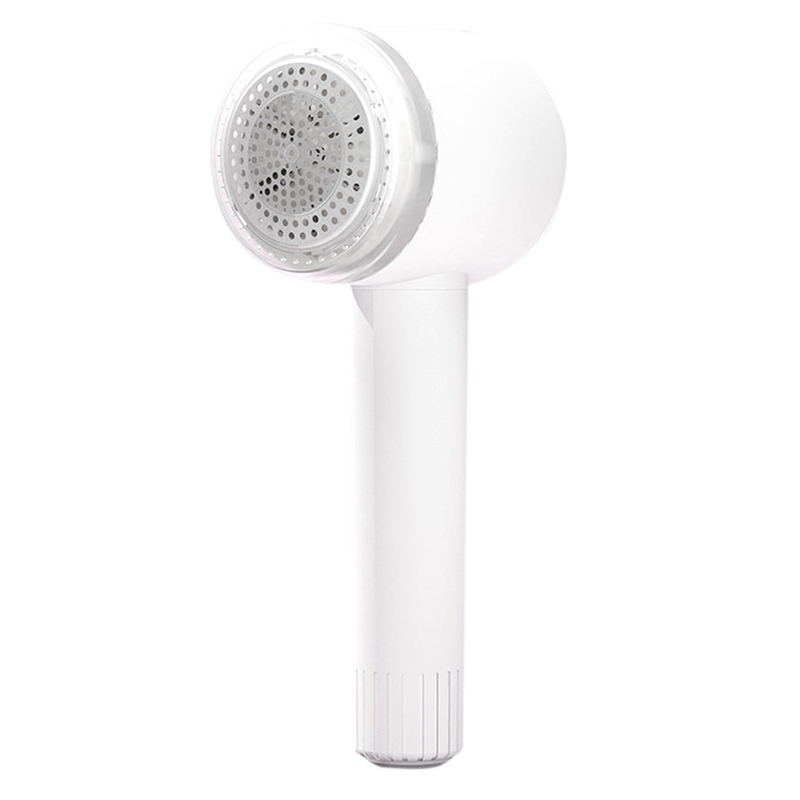 2 In 1 Remove Fuzzball Sticky Hairs USB Charger Trimmer Laundry Balls Portable Clothes Lint Remover: Light Grey