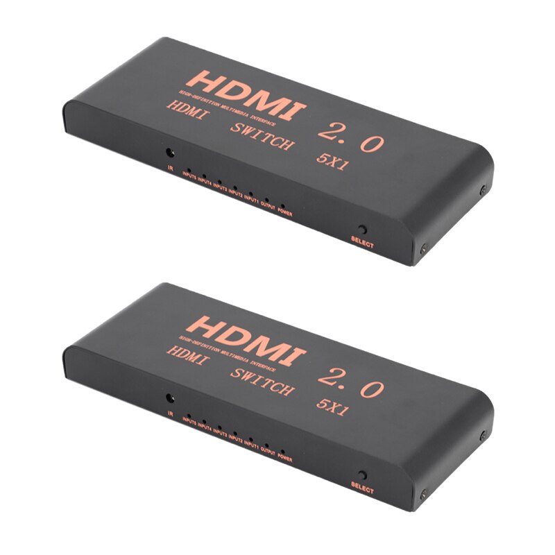 5 in 1 ud 2.0 switcher 4 k 60hz hd switcher understøtter blu-ray input /3d output / hdcp 2.2/ hdr dynamisk