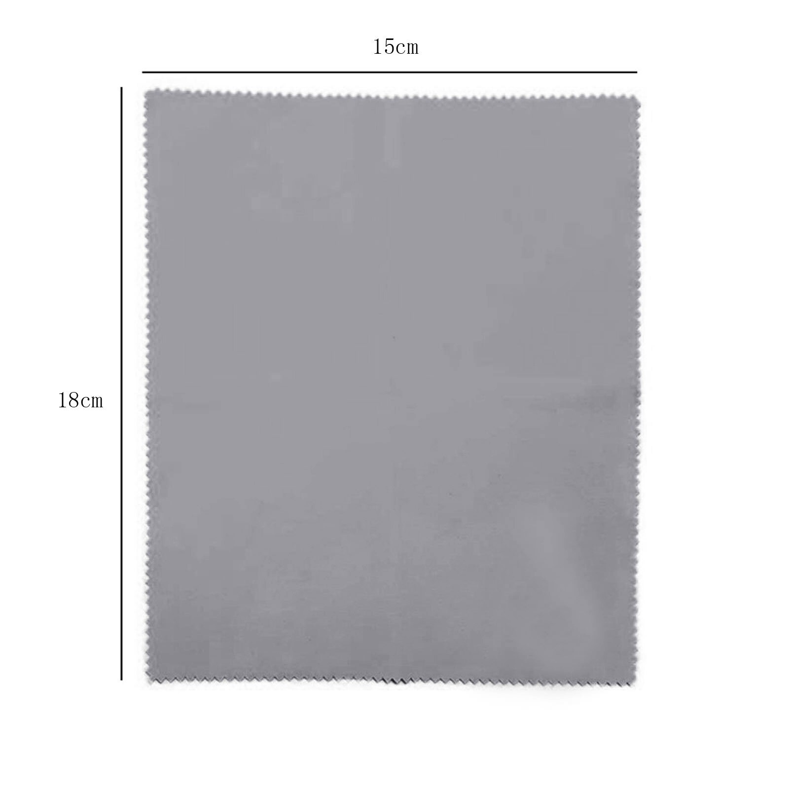 15x18cm 5PCS Glasses Cloth Microfiber Cleaner Cloths Cleaning Glasses Lens Clothes Black Eyeglasses Cloth Eyewear Accessories