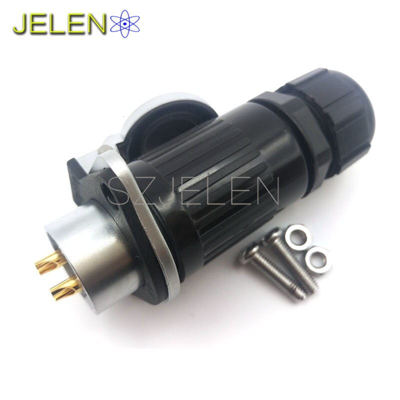 HE20, 2 pin plug (female) , 2 pin socket(male),cable connector, Car power charging connector 2 pin, Waterproof dustproof