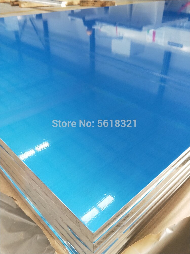 Plaque en aluminium 7075, épaisseur 3/4/5/6/8mm, matériel de bricolage, panneau d'imprimante 3D CNC T6 dur avec Membrane