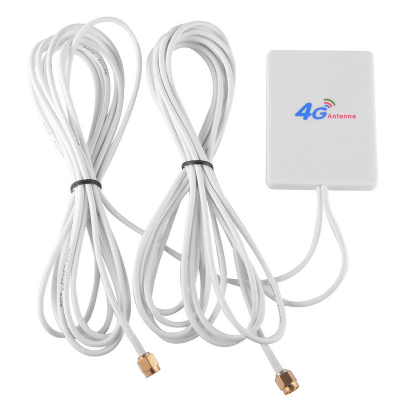 Sma Connector 4G Lte Pannel Antenne Dual Slider Connector Voor Huawei 3G 4G Lte Router Modem Antenne