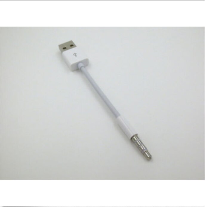 Usb oplader adapter 3.5mm tip kabel til ipod shuffle fjerde 4g 4 4th generation