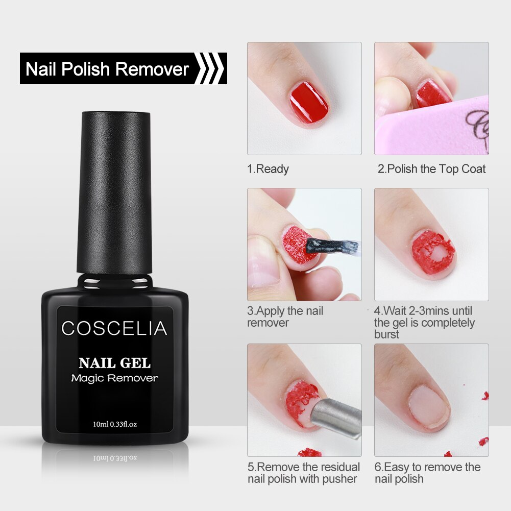 Coscelia Magic Remover Nagellak Remover Uv Gel Polish Remover Wrap Tool Vloeistof Voor Verwijdering Van Vernis Manicure Gereedschap