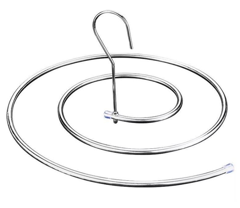 Spiraal Dekbed Lakens Hanger Roestvrij Staal Roterende Droogrek Bespaar Ruimte Deken Hanger Ronde Voor Outdoor Huis Balkon: Round