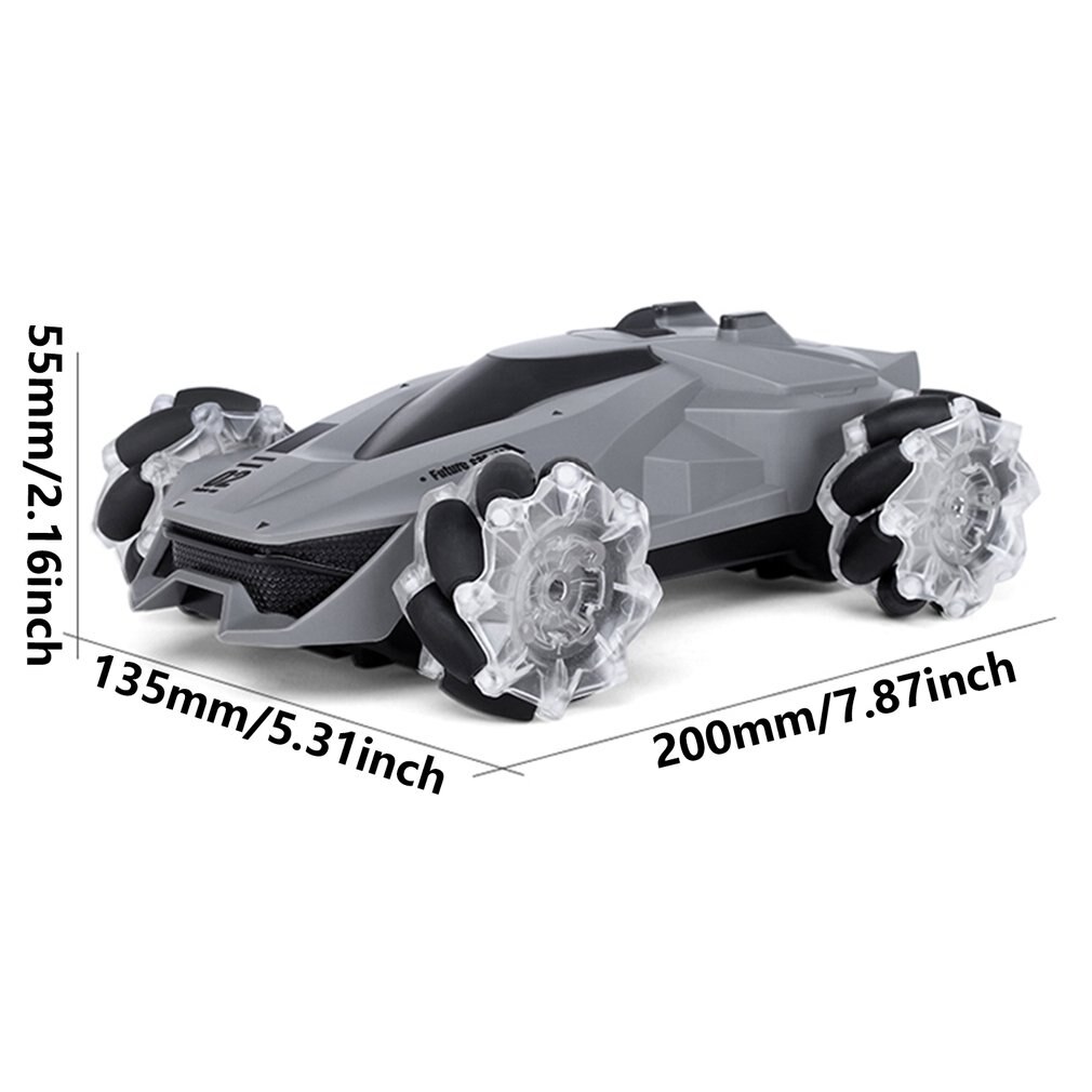JJRC Q92 1:24 2,4G 4WD 360 Grad kippen Simulation sprühen Nacht Blendung Wirkung Reifen Dynamische Klang Wirkung RC Kunststück Auto Modelle spielzeug