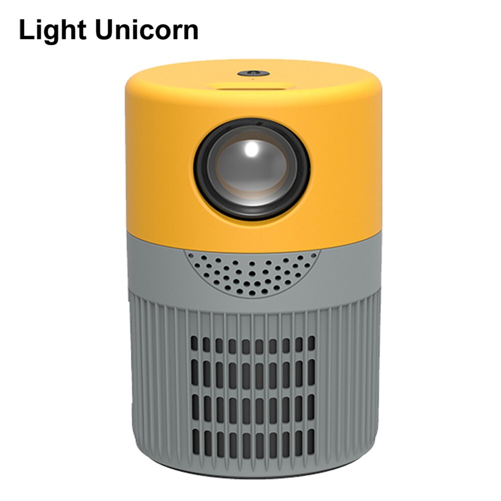 Licht Eenhoorn YG400 Mini Draagbare Projector Ondersteuning 1080P Video Proyector YG300 Upgrade Media Player Kerstcadeau Voor Kinderen