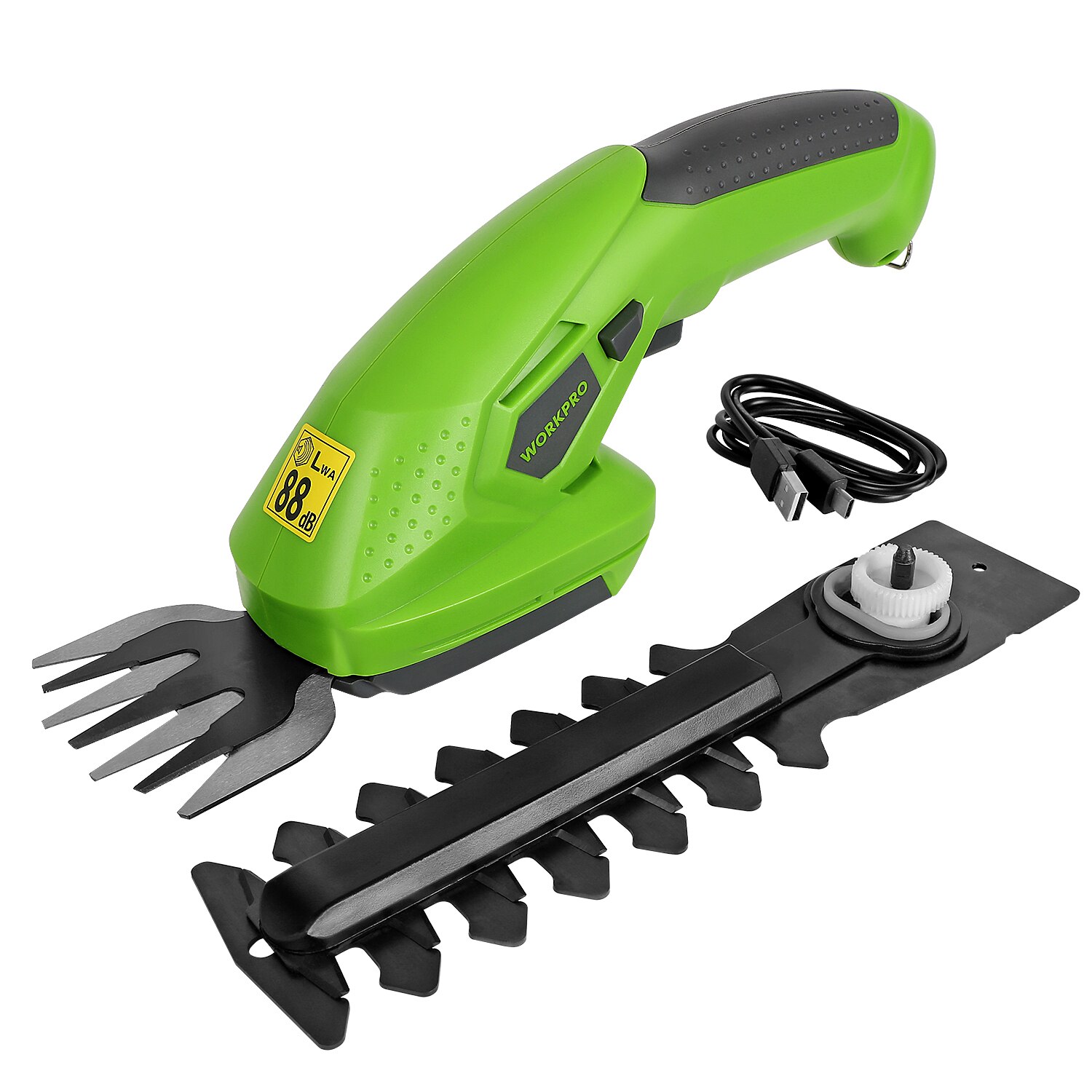 WORKPRO – tondeuse électrique sans fil 3.6-7.2V 2 en 1, Lithium-ion, outils de jardinage, taille-haie Rechargeable pour l&#39;herbe: 3.6V Trimmer-Type C