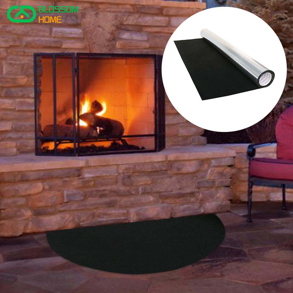 100*50cm Carbon Fiber Insulation Blanket High Temperature Insulation Fire Blanket Cotton Fireproof Blanket Mat Incense Burner