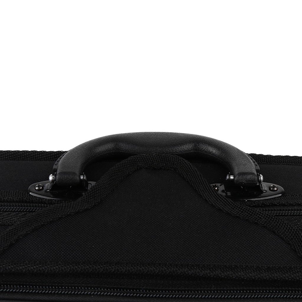 Portable Violin Storage Case Box Gig Bag Black for 4/4 Violin Accessory