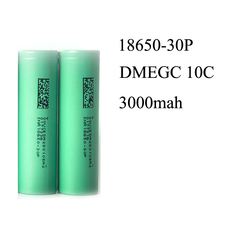 Original DMEGC 18650 30P High Power Battery 3000mah 3.6v 6A Continuous fast Rechargeable Lithium Batteries for Power Tools Toys