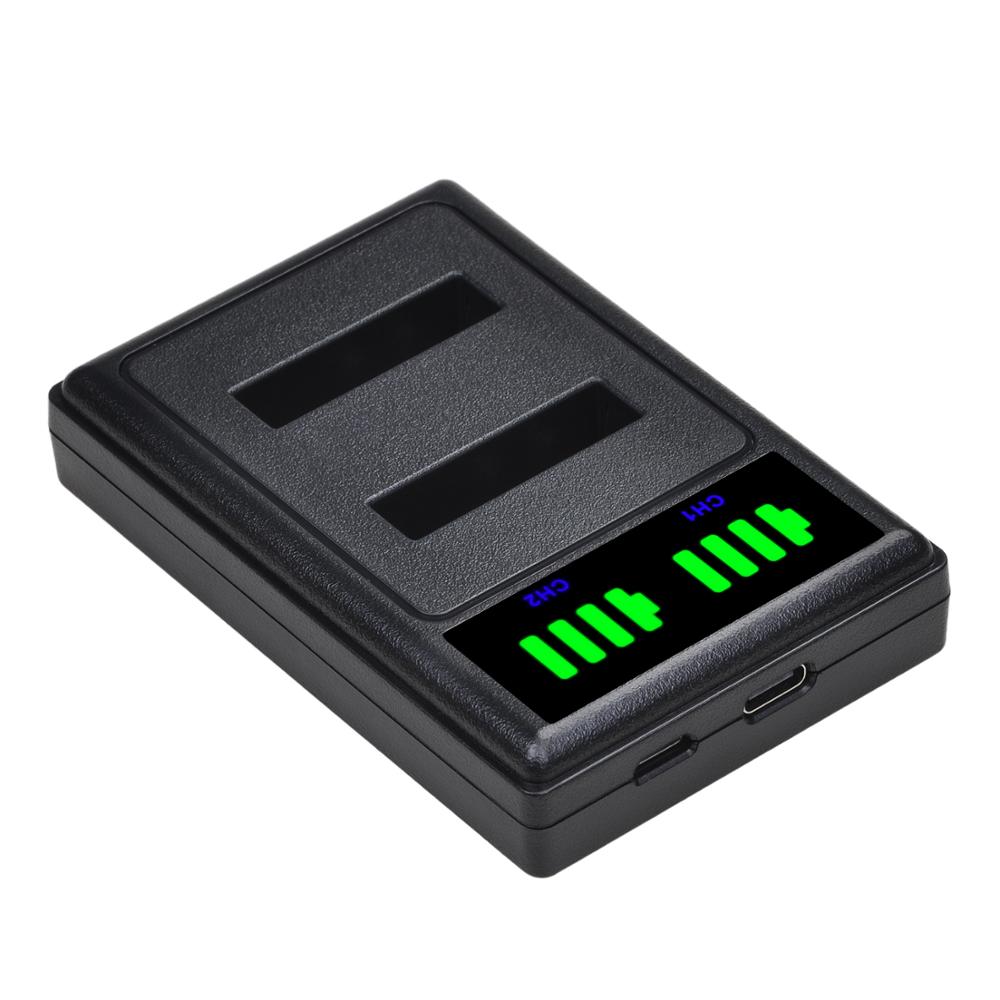 1Pc EN-EL12 EN EL12 LED USB Dual Ladegerät mit Typ C Port für Nikon Coolpix S9700 S9500 S9400 s9300 S9100 S8200 S8100
