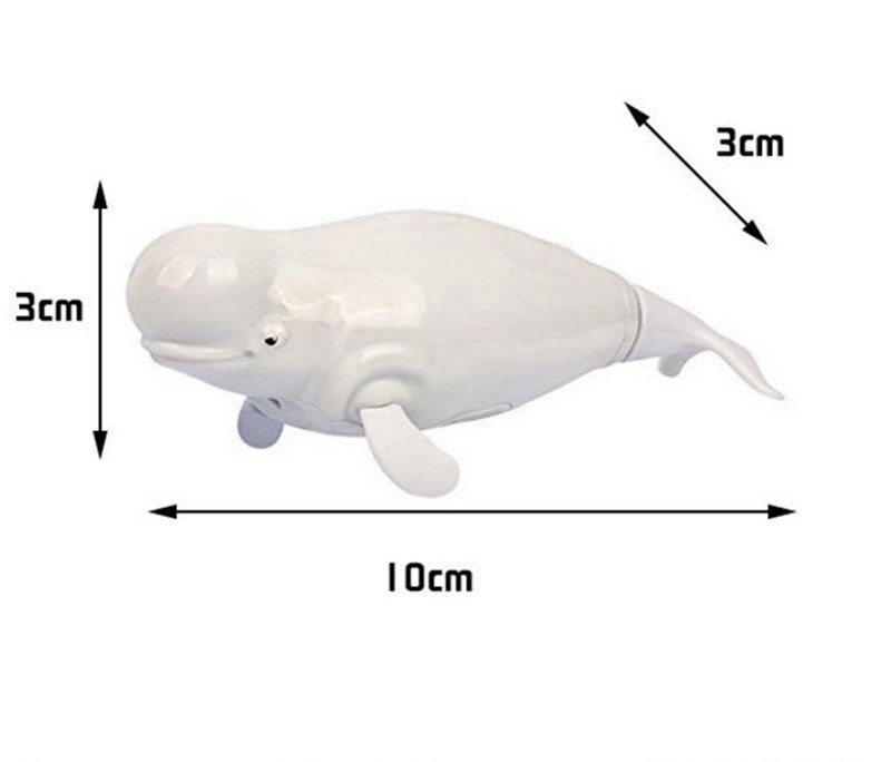 MPK Vibrierende Katze Spielzeug Batterie-angetrieben Fisch, Katze Spielen Spielzeug Katze Fisch Clown Angelfish Viele Farben Erhältlich: Weiß Wal