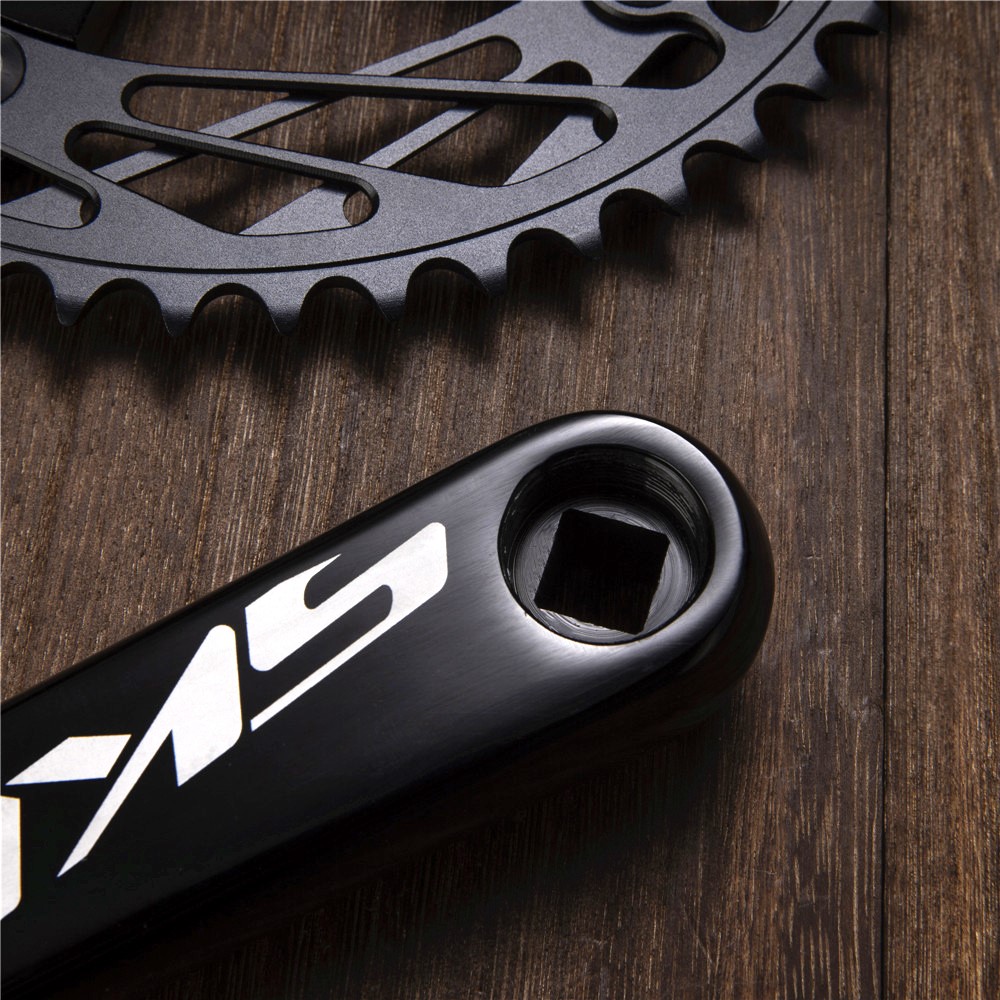 rask gir sykkel krank 49t kranksett spor rask krank fixie sykkel deler firkantet skrog 165mm bcd 144mm sykkel deler