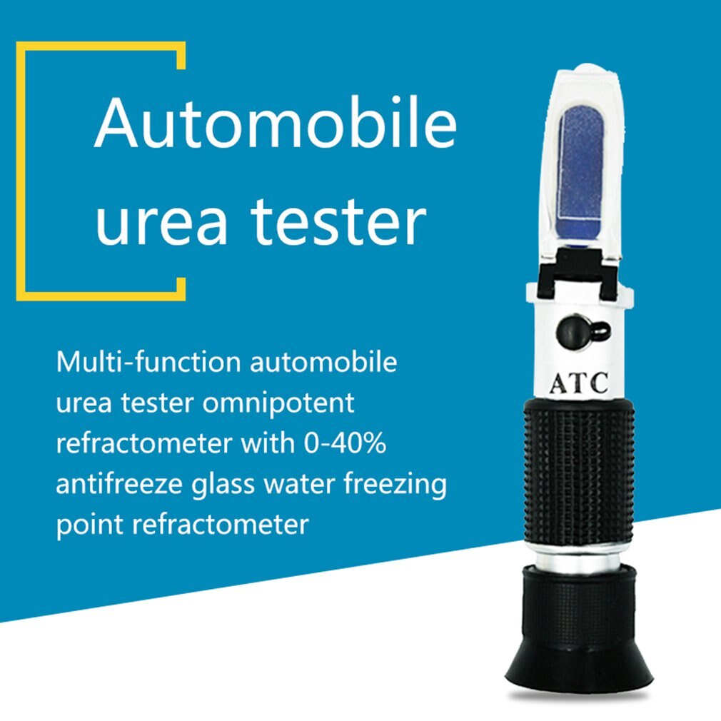 Handheld Portable Size Tester Tool Engine Fluid Glycol Antifreeze Freezing Point Car Battery Refractometer ATC -50~0C 30-35%