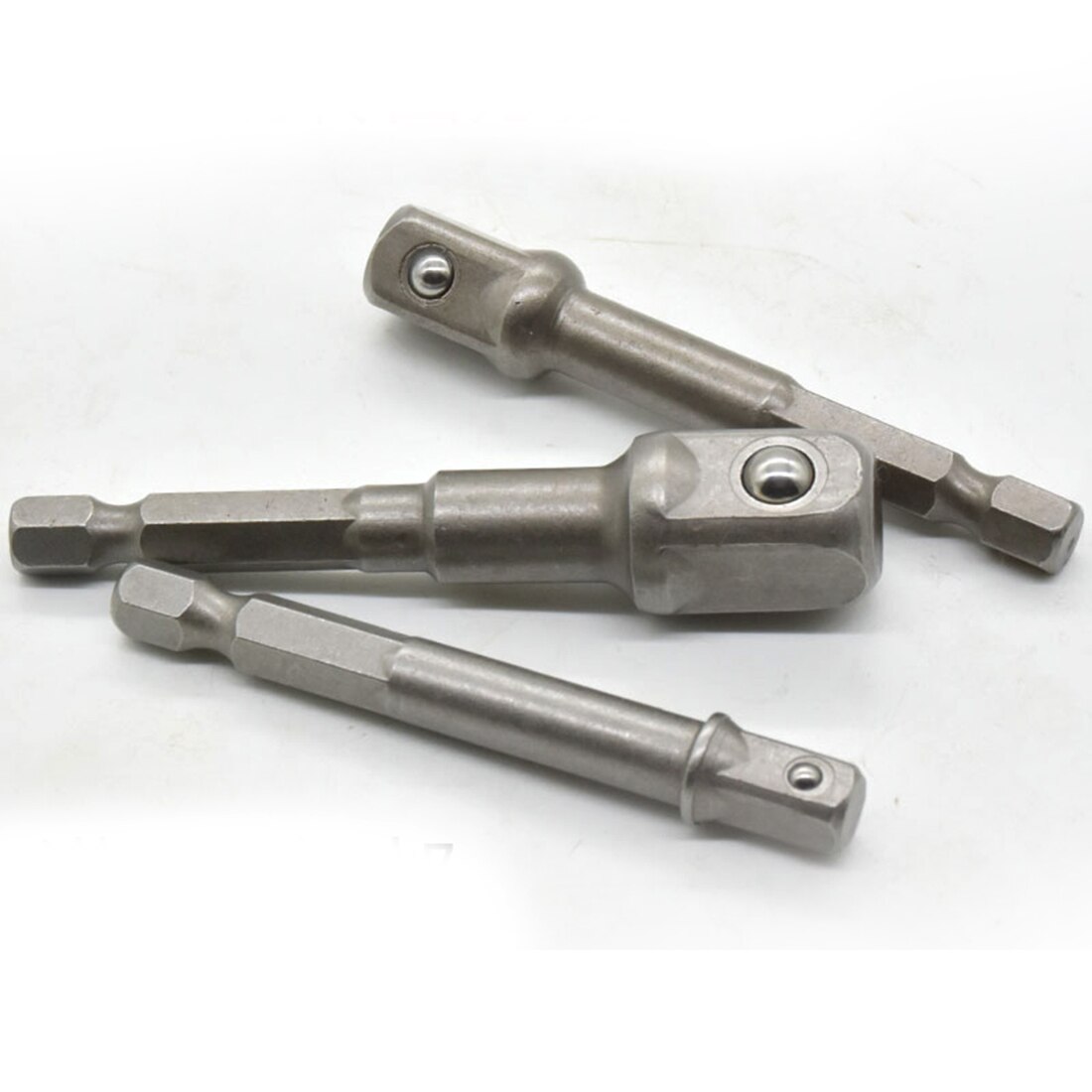 Super Aanbieding 1 Pc Chroom Vanadium Staal Socket Adapter Hex Shank 1/4 "3/8" 1/2 "Extension Boor bits Bar Hex Bit Set Handgereedschap