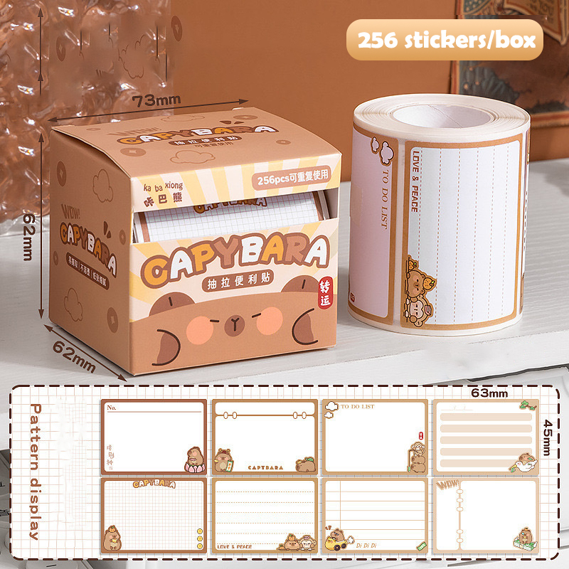 Etykiety samoprzylepne wielokrotnie wklejane bez kleju Wygodne naklejki Proste, urocze artykuły papiernicze Przezroczysta książka z naklejkami: Ciemnoniebieski