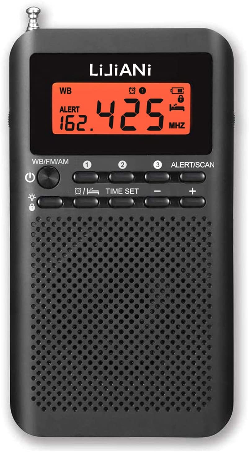 Rd218 fm/ am/sw-radio, bärbar batteri,  by 2 aa , stereohörlurar, lcd-skärm, digital väckarklocka, sovfunktion, ,9/10 steg, används över hela världen: Default Title
