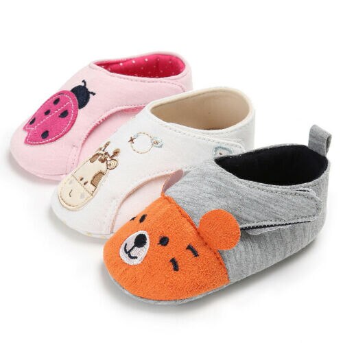 Baby Girl Boy Kids Velcro Soft Sole Crib Shoes Sne... – Vicedeal