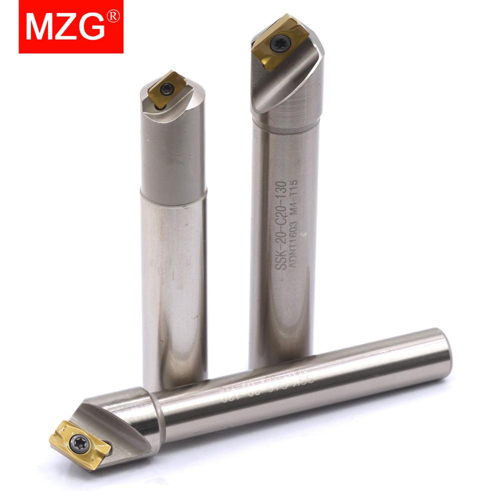 MZG-cortador de torno CNC de acero de tungsteno SSK, 45 grados, APMT 1135 1604, insertos de carburo, soporte, herramientas de achaflanado de taladro de molino de extremo