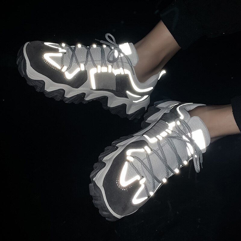 Seedstar herenschoenen lenteschoenen platform sneakers voor heren dikke casual dad schoenen dames dikke zool jongens jelly schoenen
