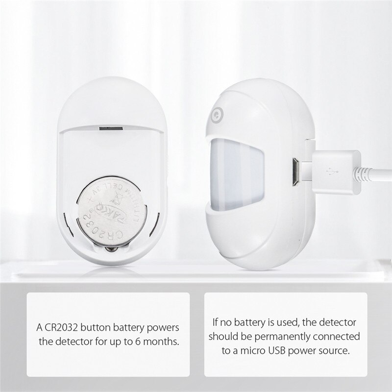 DIGOO DG-ZXP21 MINI 433MHZ Wireless Infrared Detection PIR Sensor With 360 degree Rotatable Base Compatible with DIGOO HOSA HAMA
