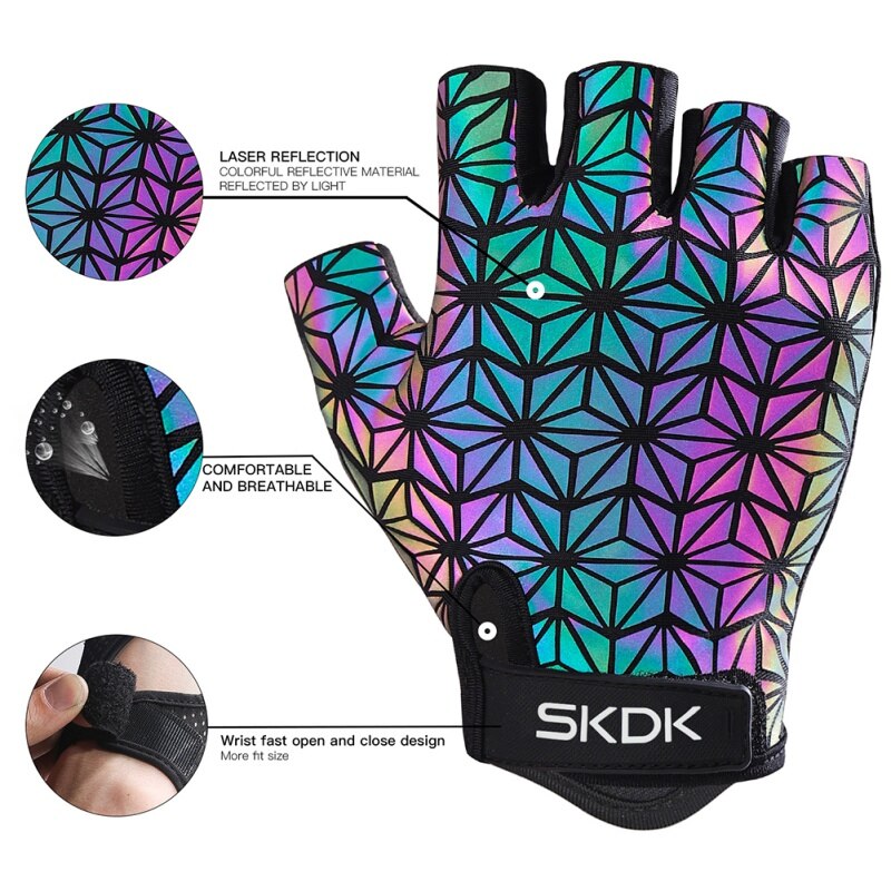 Professionele Gym Fitness Handschoenen Body Building Gewichtheffen Handschoenen Sport Oefening Fietsen Handschoen Half Vinger Hand Protector