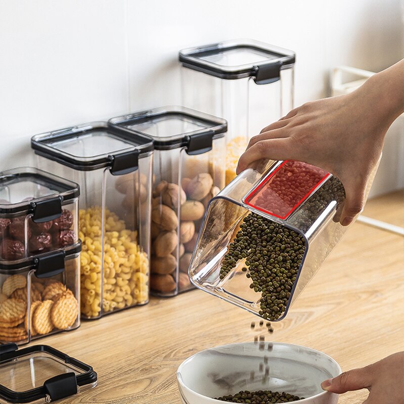 Kitchen Food Container Storage Box Food preservation box Pantry Organizer Breadbasket Fridge Storage Kitchen Organizer Supplies