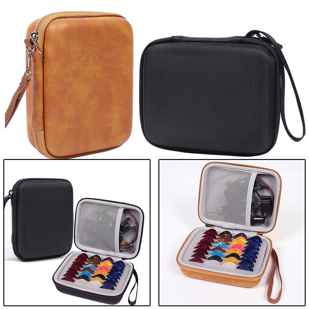 Guitar Picks Holder Case Holds 42 Guitar Picks for JIM UNLP Musical Instrument Picks