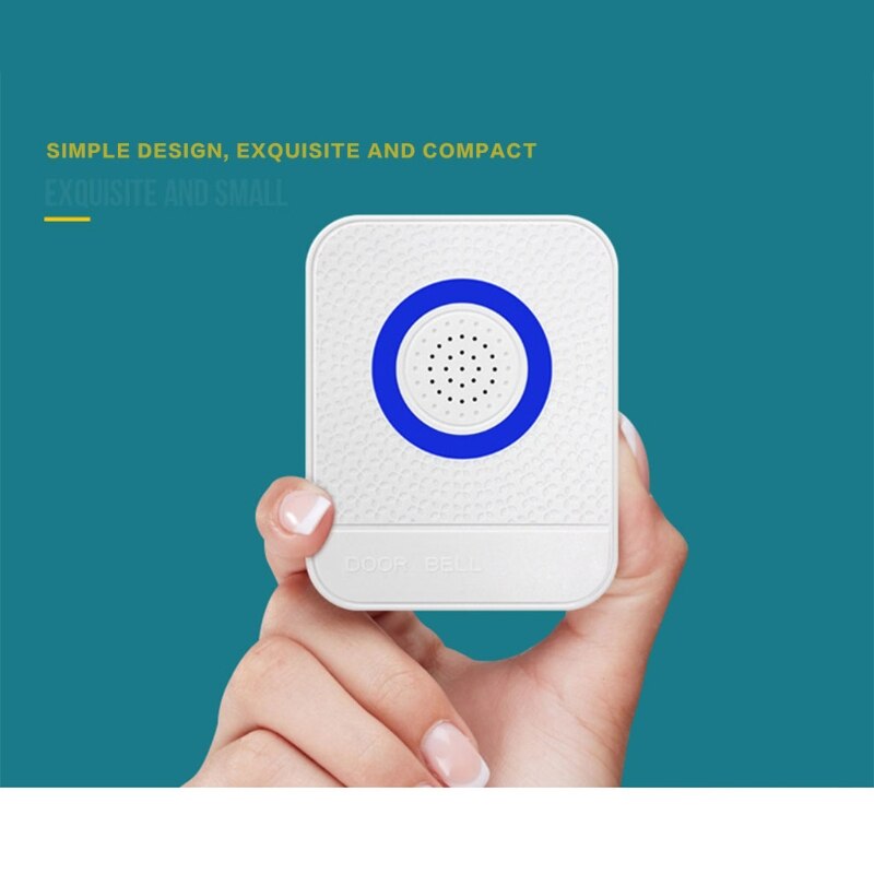Sonnette filaire 12v cc, système de contrôle d&#39;accès de porte d&#39;hôtel/appartement/maison avec 4 fils sans piles pour un accès de sécurité