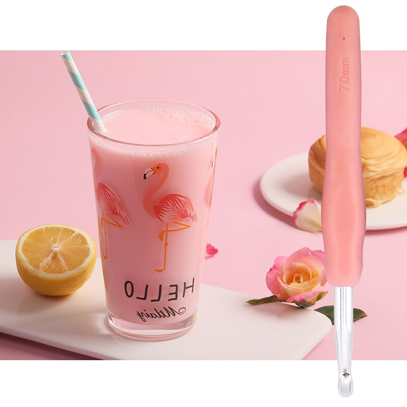 QIAO Crochet Hook Knitting Needle Sewing Accessories For Knitting Yarn Needlework Knitting Crochet Hook Needle Sewing Tools: 7 mm